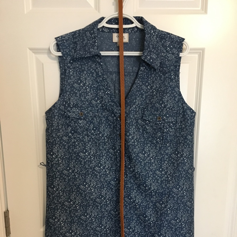 Calico print ladies dress. Size L